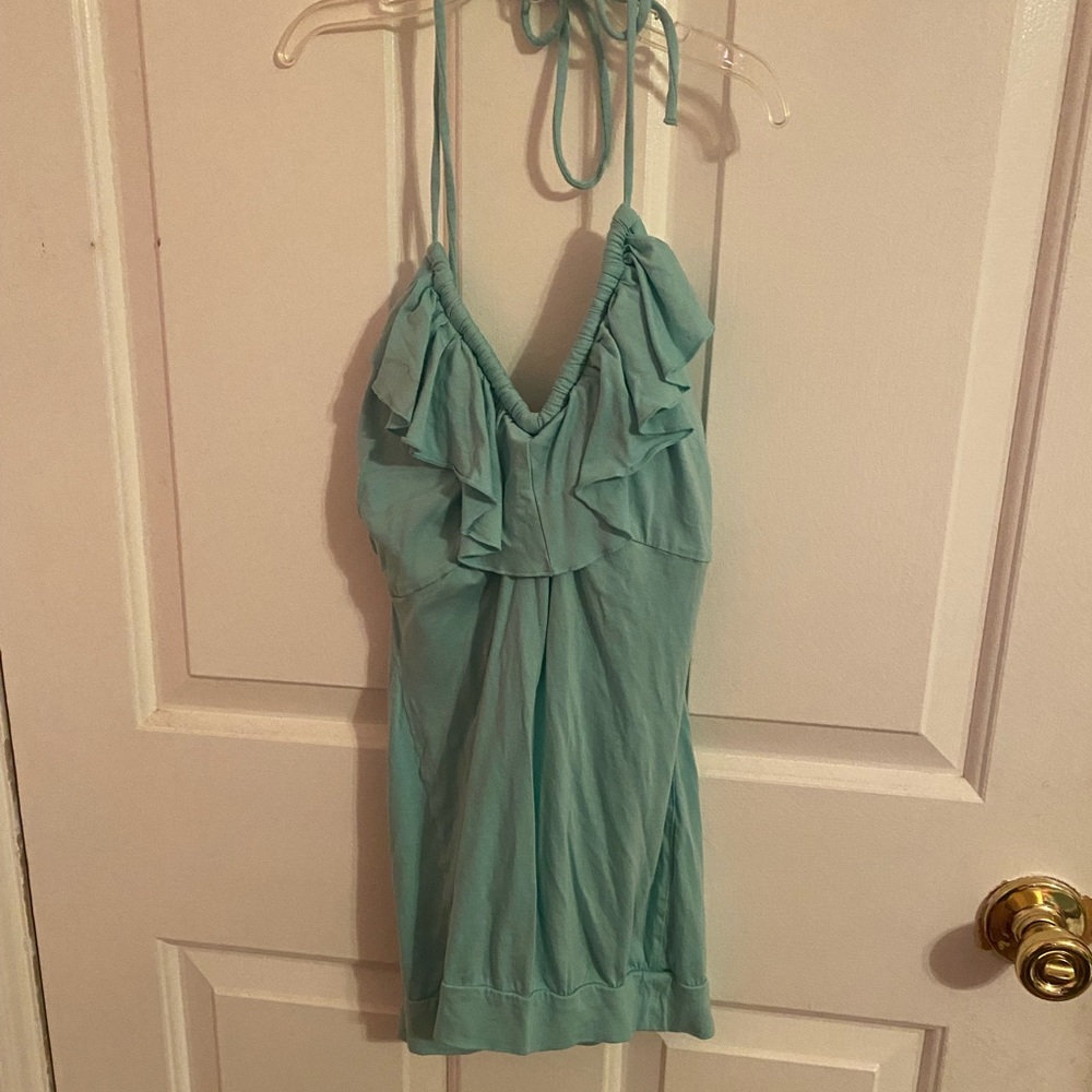 Teal Top with Built in Bra